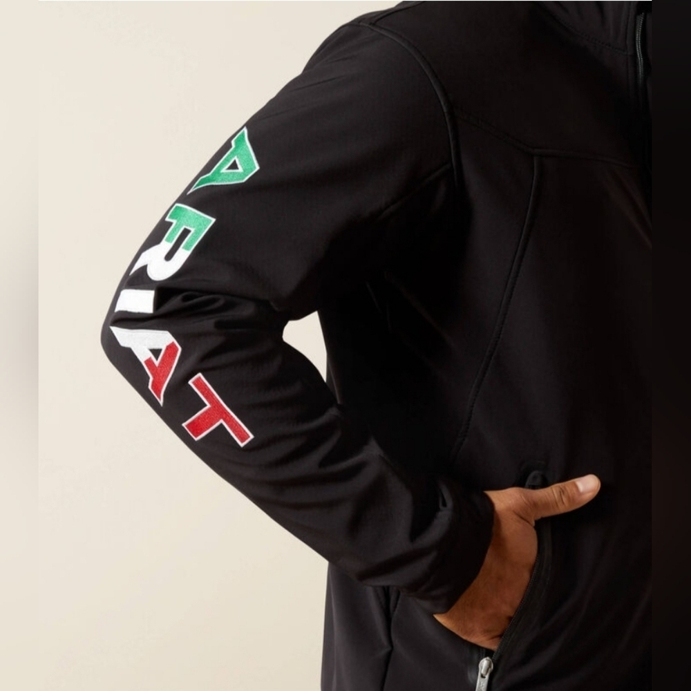 Ariat Soft Shell Performance Jacket Zip Up Black … - image 5